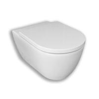 Royal Plaza Primo Toiletset - 35x54cm - hangend - spoelrandloos - diepspoel - met zitting - softclose - quick release - wit GA28671/SW800088 - thumbnail