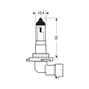 Osram Gloeilamp, verstraler 9006NL