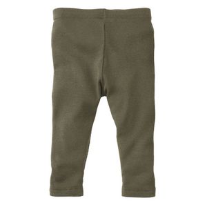 Baby-legging van bio-katoen met elastaan, kaki Maat: 74/80