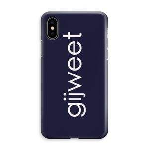 Gijweet: iPhone XS Max Volledig Geprint Hoesje