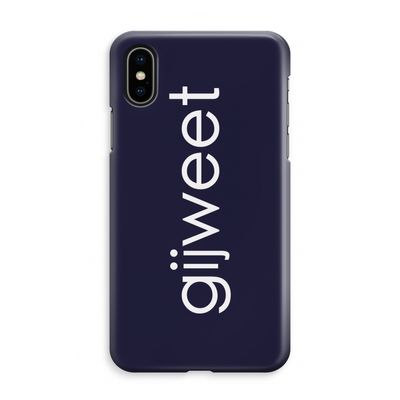 Gijweet: iPhone XS Max Volledig Geprint Hoesje