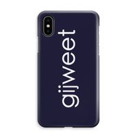 Gijweet: iPhone XS Max Volledig Geprint Hoesje