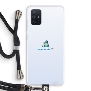 MSN: Samsung Galaxy A71 Transparant Hoesje met koord