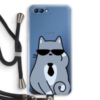 Cool cat: Honor 10 Transparant Hoesje met koord