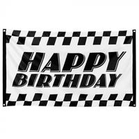 Race Vlag Happy Birthday (90x150cm) - thumbnail