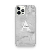 Ivory Marble: iPhone 12 Pro Transparant Hoesje