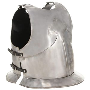 VidaXL Kuras middeleeuws replica larp staal zilverkleurig