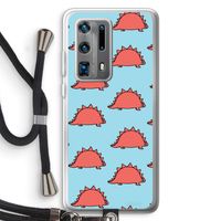 Dinosawrr: Huawei P40 Pro Plus Transparant Hoesje met koord