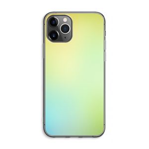 Minty mist pastel: iPhone 11 Pro Max Transparant Hoesje