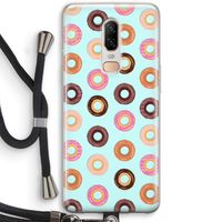 Donuts: OnePlus 6 Transparant Hoesje met koord