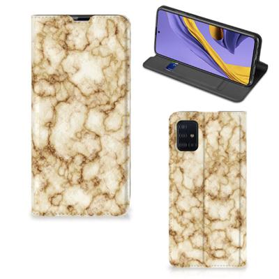 Samsung Galaxy A51 | Standcase | Marmer Goud