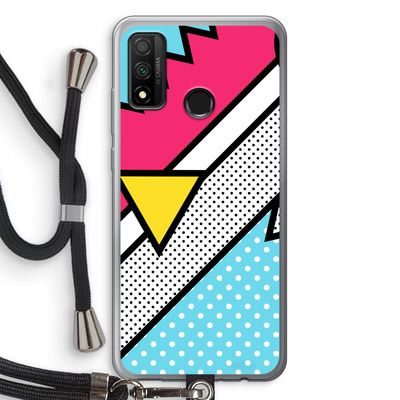 Pop Art #3: Huawei P Smart (2020) Transparant Hoesje met koord
