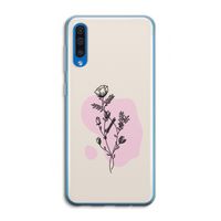 Roses are red: Samsung Galaxy A50 Transparant Hoesje