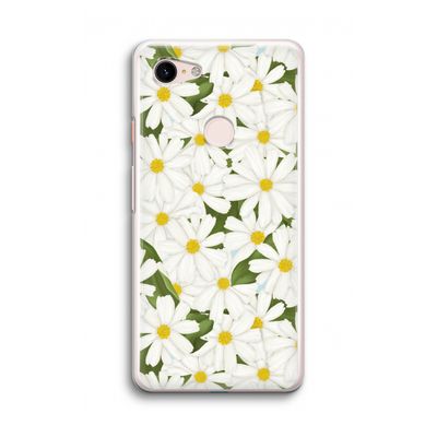 Summer Daisies: Google Pixel 3 Transparant Hoesje