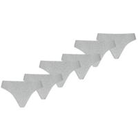 Puma Dames Strings Invisible Cotton 6-pack Light Grey Melange