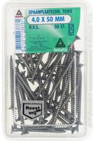 Sp.pl.schr.torx 4,0x50mm rvs 50st - Deltafix