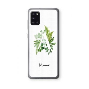 Green Brush: Samsung Galaxy A31 Transparant Hoesje