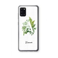 Green Brush: Samsung Galaxy A31 Transparant Hoesje