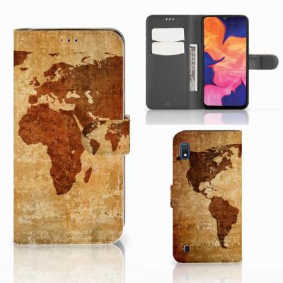Samsung Galaxy A10 | Flip Cover | Wereldkaart