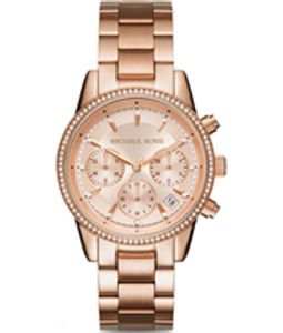 Horlogeband Michael Kors MK6077 Staal Rosé 18mm
