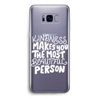 The prettiest: Samsung Galaxy S8 Transparant Hoesje