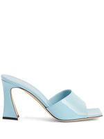 Giuseppe Zanotti mules Solhene 85 mm à bout ouvert - Bleu