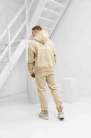 Cou7ure Essentials Rubber Trainingspak Heren Beige - Maat M - Kleur: Beige | Soccerfanshop