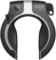 Axa Ringslot victory - glanzend zwart/grijs