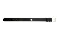 Horlogeband Mondaine BM20009 Onderliggend Leder Zwart 14mm