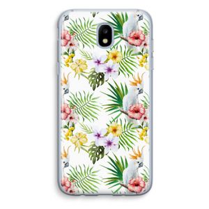 Gele kuif: Samsung Galaxy J5 (2017) Transparant Hoesje
