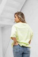Malelions Limited Oversized T-Shirt Dames Lichtgroen - Maat L - Kleur: Lichtgroen | Soccerfanshop