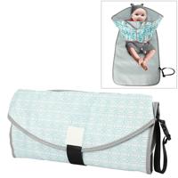Baby veranderende luier pad Portable opvouwbare waterdichte verpleegkundige pad grootte: One size (licht groene geometrie) Baby veranderende luier pad Portable opvouwbare waterdichte verpleegkundige pad grootte: One size (licht groene geometrie)