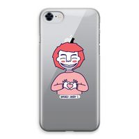 Hartje: iPhone 8 Transparant Hoesje