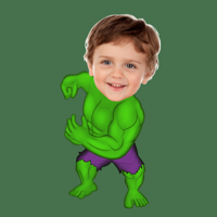 Cartoon Kussen - Hulk - Pillow Buddies