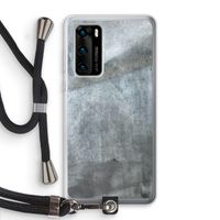 Grey Stone: Huawei P40 Transparant Hoesje met koord