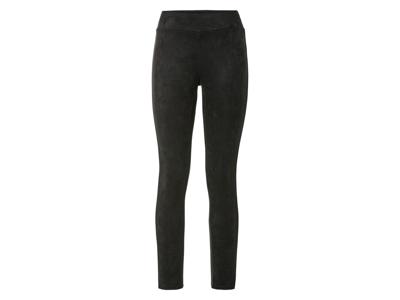esmara Dames jegging in suèdelook (46, Zwart)