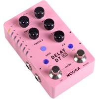 Mooer D7 X2 Delay stereo effectpedaal met 14 delay types