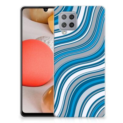 Samsung Galaxy A42 | TPU bumper | Waves Blue