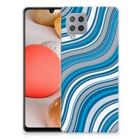 Samsung Galaxy A42 | TPU bumper | Waves Blue