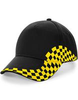 Beechfield CB159 Grand Prix Cap - Black/Yellow - One Size