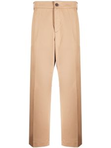 Maison Kitsuné pantalon de costume à coupe droite - Marron