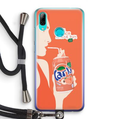 Peach please!: Huawei P Smart (2019) Transparant Hoesje met koord