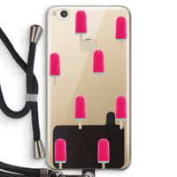 Waterijsje: Huawei Ascend P8 Lite (2017) Transparant Hoesje met koord