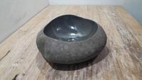 Flussstein Waschschale RVM250317, 41x38x15 cm Flussstein Waschschale RVM250317, 41x38x15 cm