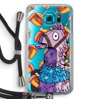 Loot Burger: Samsung Galaxy S6 Transparant Hoesje met koord