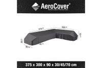 AeroCover | Loungesethoes 375 x 300 x 90 x 30-45-70(h) | L-Platform Rechts - thumbnail