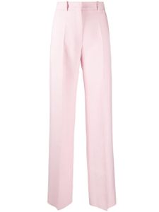 Valentino Garavani pantalon de tailleur à taille haute - Rose