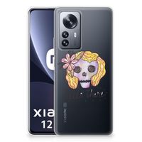 Silicone Back Case Xiaomi 12 Pro Boho Skull - thumbnail
