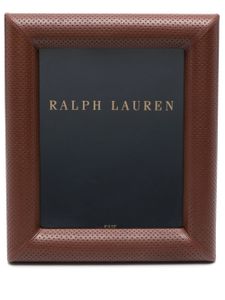 Ralph Lauren Home cadre photo Durham en cuir perforé (20 x 25 cm) - Marron