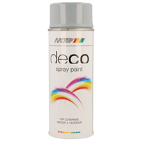MOTIP Deco Lak | Hoogglans | RAL 7001 | 400ml - 01689 MOTIP Deco Lak | Hoogglans | RAL 7001 | 400ml - 01689